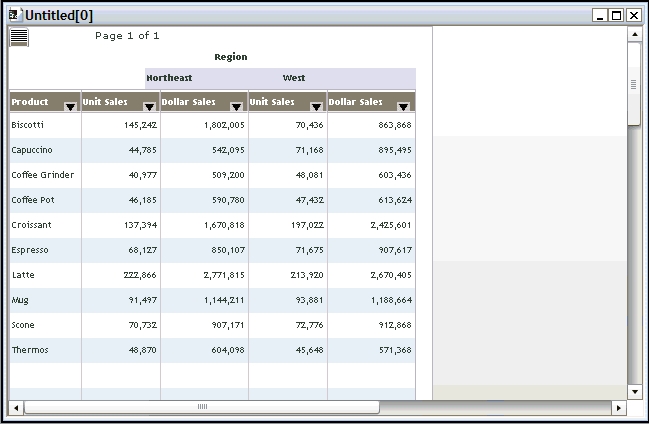 Active Flex output in Query Output window