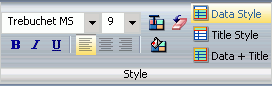 Style menu